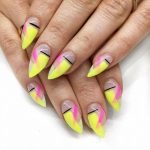 neon abstract design