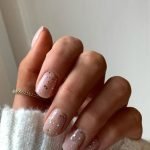 nude glitter summer