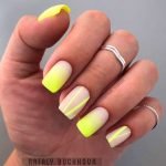 nude matte yellow neon
