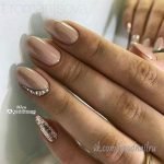 nude rhinestone glitter classy