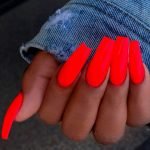 orange neon coffin
