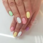pastel polka dot colors