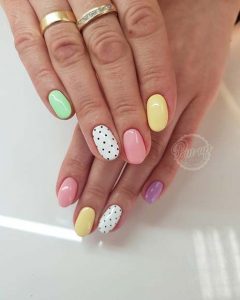 spotted pastels color