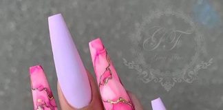 long pink marble