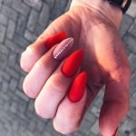 red rhinestone classy