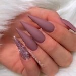stiletto mauve glitz