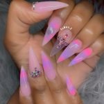 stiletto tie dye fancy