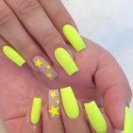 yellow neon stars