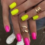 yellow vs pink colors