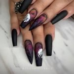 iridescent halloween matte
