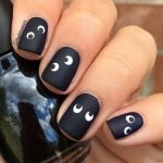 matte black eye ball