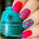 red turquoise bright